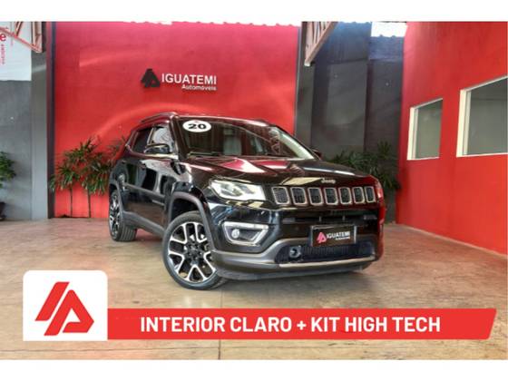 JEEP COMPASS 2.0 16V FLEX LIMITED AUTOMÁTICO JEEP COMPASS 2.0 16V FLEX LIMITED AUTOMÁTICO